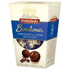 DELAVIUDA - BOMBONES DE CHOCOLATE LECHE 150 GRS.