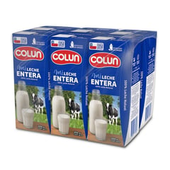 COLUN - Pack Leche Entera Natural