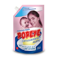 POPEYE - Detergente Líquido Hipoalergénico Bebé Doypack 1 L