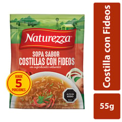 NATUREZZA - Sopa Costilla Con Fideos