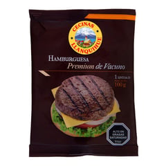 LLANQUIHUE - Hamburguesa de Vacuno Premium 100 g