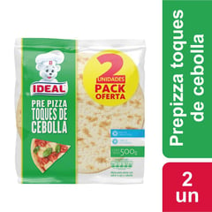 IDEAL - Pack Masa Pre Pizza Toques de Cebolla