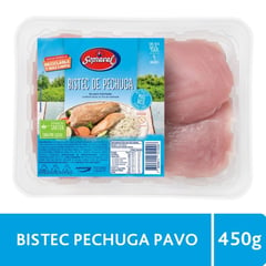 SOPRAVAL - Bistec de Pechuga de Pavo 450 g