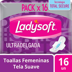 LADYSOFT - Toalla Higiénica Ultradelgada