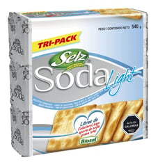 SELZ - Galleta Soda Light Baja en Sodio