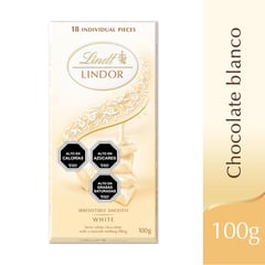 LINDT - Chocolate en Barra Blanco Lindor 100 g