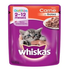 WHISKAS - Alimento Para Gatitos Pouch Carne