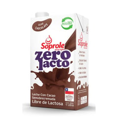 SOPROLE - Leche Semidescremada Zerolacto Sabor Chocolate