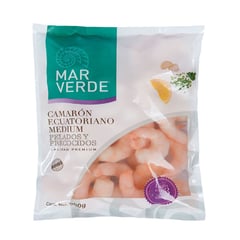 MAR VERDE - Camarón Ecuatoriano Mediano Pelado, Precocido y Sin Cola 500 g