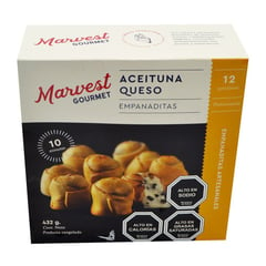 MARVEST - EMPANADA COCKTAIL ACEITUNA QUESO 12 UN.