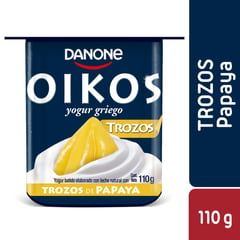 OIKOS - Yoghurt Trozos Papaya