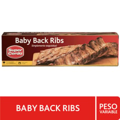 SUPER CERDO - Costillitas de Cerdo Baby Backs Ribs 1 Kg