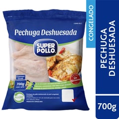 SUPER POLLO - Pechuga de Pollo Deshuesada Congelada 700 g