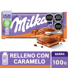 MILKA - Chocolate Relleno de Caramelo