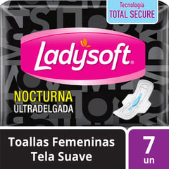 LADYSOFT - Toalla Higiénica Nocturna Ultradelgada