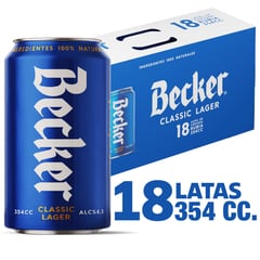 BECKER - Pack Cerveza Lata