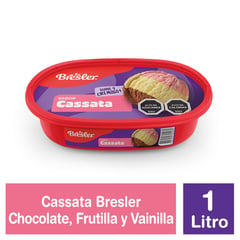 BRESLER - Helado de Leche Trisabor Cassata 1 L