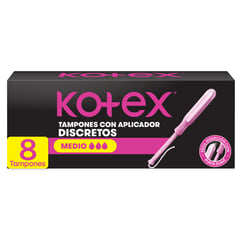 KOTEX - Tampones con Aplicador Medio