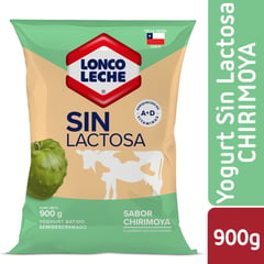 LONCOLECHE - Yoghurt Sabor Chirimoya Sin Lactosa Bolsa 900 g