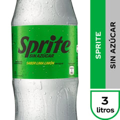 SPRITE - Bebida Sin Azúcar 3 L