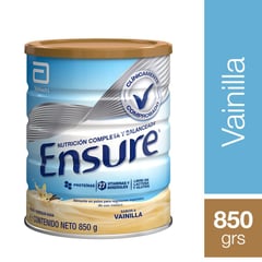 ENSURE ADVANCE - Alimento en Polvo Ensure Sabor Vainilla 850 g