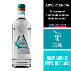 ALTO DEL CARMEN - Pisco Cumbres Transparente 40° 750 cc