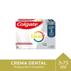 COLGATE - Pasta de Dientes Total 12 Clean Mint