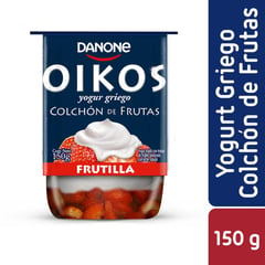 OIKOS - Yogurt Colchón Trozos de Frutillas