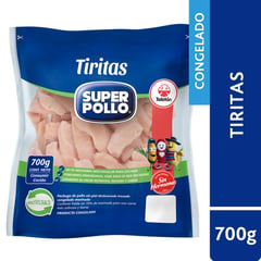 SUPER POLLO - Tiritas de Pechuga de Pollo Congeladas 700 g