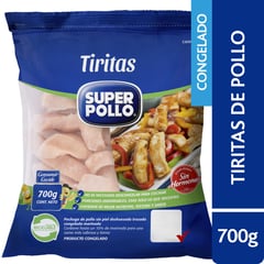 SUPER POLLO - Tiritas de Pechuga de Pollo Congeladas 700 g