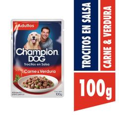 CHAMPION DOG - Alimento Húmedo Pouch Carne Verduras