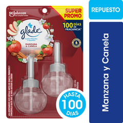 GLADE - Pack Desodorante Ambientalaceite 2 UN Manzana