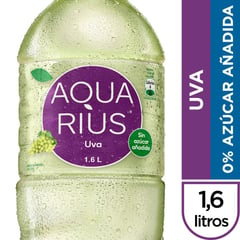 AQUARIUS - Agua Saborizada Uva Sin Azúcar Añadida