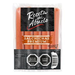 RECETA DEL ABUELO - Salchicha Premium 500 g