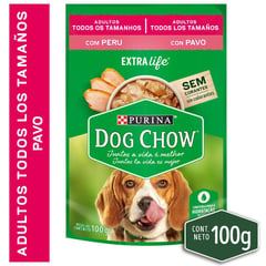 DOG CHOW - Alimento Húmedo Para Perro Adultos Pavo