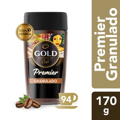 GOLD - Café Instantáneo Granulado Premier 170 g