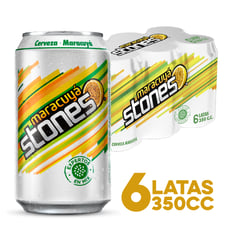 STONES - Pack Cerveza Maracuyá 2.5° Lata 6 x 350 cc