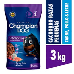 CHAMPION DOG - Alimenoto Para Perro Raza Pequeña