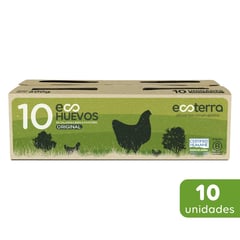 ECOTERRA - Huevos de Color Gallinas Libres 10 Un