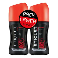 ETIQUET - Pack Desodorante Roll On Hombre Original 2 x 60 g