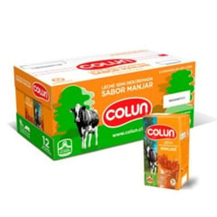 COLUN - Pack Leche Semidescremada Sabor Manjar