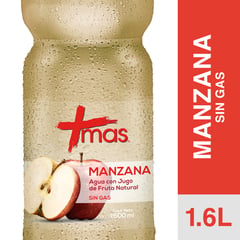 MAS - Agua Sabor Manzana Sin Gas 1.6 L