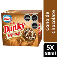 DANKY - Helado Multipack Mini Nogatonga Savory 5 x 80 ml