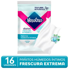 NOSOTRAS - Pañito Húmedo Íntimo Frescura Extrema