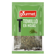 GOURMET - Tomillo en Hojas en Frasco 7 g