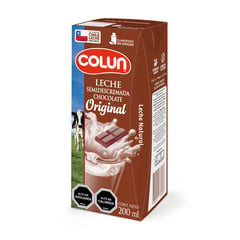 COLUN - Leche Semidescremada Sabor Chocolate Original