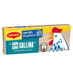 MAGGI - Caldo Vive Bien Gallina 80G 8 Tabletas