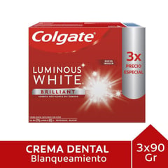 COLGATE - Pasta de Dientes Luminous White