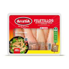 ARIZTIA - Filetitos de Pechuga de Pollo Ariztía 480 g