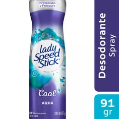 LADY SPEED STICK - Desodorante en Spray Cool Acqua 91 g